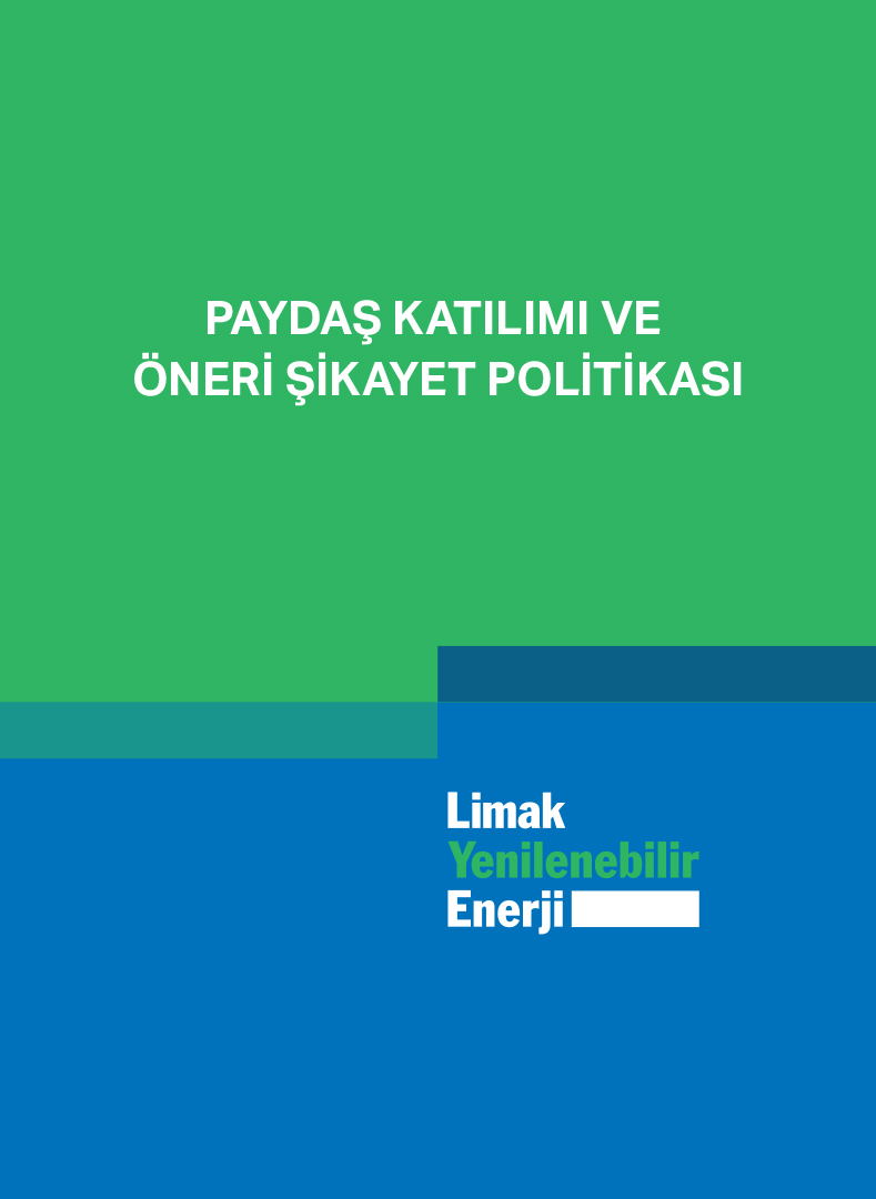 Paydaş Katılımı ve Öneri Şikayet Politikası